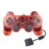 Wired Connection Gamepad Game Controller for PS2 white