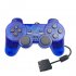 Wired Connection Gamepad Game Controller for PS2 white