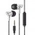 Wired Crack Sports Headphone Super Bass 3 5mm Earphone Earbud with Microphone Hands Free Headset  green