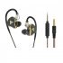 Wired Earbuds In Ear Headphones High Sound Quality Noise Canceling Earphones Replaceable Line For All 3 5mm Jack Device Black 3 5mm plug 1 2m with mic