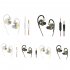 Wired Earbuds In Ear Headphones High Sound Quality Noise Canceling Earphones Replaceable Line For All 3 5mm Jack Device Black 3 5mm round plug 3m