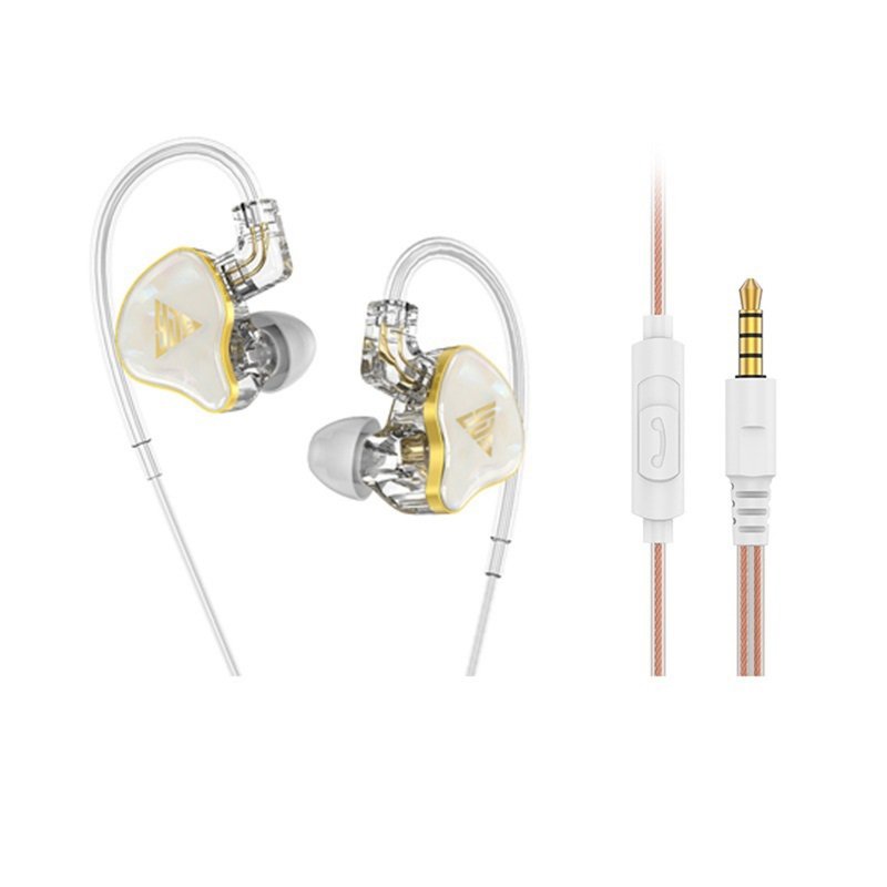 Wired Earbuds In-Ear Headphones High Sound Quality Noise Canceling Earphones Replaceable Line