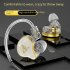 Wired Earbuds In Ear Headphones High Sound Quality Noise Canceling Earphones Replaceable Line For All 3 5mm Jack Device Black 3 5mm round plug 3m