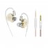 Wired Earbuds In Ear Headphones High Sound Quality Noise Canceling Earphones Replaceable Line For All 3 5mm Jack Device Black 3 5mm round plug 3m