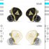 Wired Earbuds In Ear Headphones High Sound Quality Noise Canceling Earphones Replaceable Line For All 3 5mm Jack Device Black 3 5mm round plug 3m