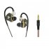 Wired Earbuds In Ear Headphones High Sound Quality Noise Canceling Earphones Replaceable Line For All 3 5mm Jack Device Black 3 5mm round plug 3m
