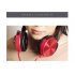 Wired Earphone Headset Heavy Bass Sound Quality Music Earphone with Mic for Mobile Phone Universal black