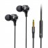 Wired Earphones 6d Stereo Bass Headphones With Microphone In ear 3 5mm Headset Compatible For Xiaomi Phones black