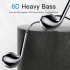 Wired Earphones Android Universal In ear Headphones Hifi Sound 6d Heavy Bass Earphones white