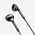 Wired Earphones Android Universal In-ear Headphones Hifi Sound 6d Heavy Bass Earphones black