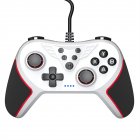 Wired Games Controller Portable Game Console Plug Play Handheld Console USB Gamepad Controller Console For Tablet Computer White