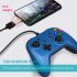 Wired Gaming Controller Dual vibration Gamepad Ergonomics Pc Game Controller Joystick Compatible For Windows Vista Tv Box blue