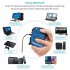 Wired Gaming Controller Dual vibration Gamepad Ergonomics Pc Game Controller Joystick Compatible For Windows Vista Tv Box blue
