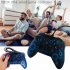 Wired Gaming Controller PC Interface Dual Vibration blue