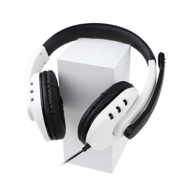 Wired Gaming Headphones 3.5mm For Ps5/ps4/pc/switch/x-one(s)/x-360 Noise Canceling Headphone white