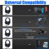 Wired Gaming Headset Headphone for PS4 Xbox One Nintend Switch iPad PC black blue Luminous