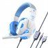 Wired Gaming Headset Headphone for PS4 Xbox One Nintend Switch iPad PC black blue Luminous