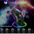 Wired Gaming Mouse RGB 6 Button Computer Mouse Gamer Mice for PC Laptop J900 black