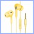 Wired Headphones Bass In Ear Headphone With Mic Music Earbuds 3 5mm Stereo Gaming Headset Dynamic Macaron Color Gifts Pink