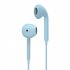 Wired Headphones With Microphone Hands free Calls Subwoofer Music Earplugs Ergonomic Comfortable Earphones yellow
