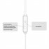 Wired Headphones With Microphone Hands free Calls Subwoofer Music Earplugs Ergonomic Comfortable Earphones yellow