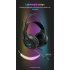 Wired  Headset  Head mounted Ak3 Luminous Desktop Computer Stereo Gaming Headphones  With Noise Reduction 360   Sensitive Microphone Black 3 5MM double plug