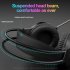 Wired  Headset  Head mounted Ak3 Luminous Desktop Computer Stereo Gaming Headphones  With Noise Reduction 360   Sensitive Microphone Black 3 5MM double plug