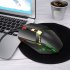 Wired Mouse 1600DPI 125HZ Backlight Ergonomic Office Mouse Quiet Click Gaming Mice For Laptop PC Gamer Desktop S200 mouse   small white box