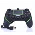 Wired Vibration Game Controller Professional USB PS4 Gamepad for PS4 Black red
