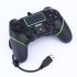 Wired Vibration Game Controller Professional USB PS4 Gamepad for PS4 Black red