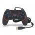 Wired Vibration Game Controller Professional USB PS4 Gamepad for PS4 Black red