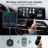 Wireless Adapter Compatible For CarPlay Android Auto 2 4Ghz 5GHZ Data Transmission Multimedia Video Dongle black