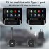 Wireless Adapter Compatible For CarPlay Android Auto 2 4Ghz 5GHZ Data Transmission Multimedia Video Dongle black