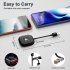 Wireless Adapter Compatible For CarPlay Android Auto 2 4Ghz 5GHZ Data Transmission Multimedia Video Dongle black