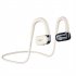 Wireless Air Conduction Headphones Neck Band Earphones Clear Sound Calling Headphones Stereo Earbuds Low Latency White