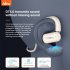 Wireless Air Conduction Headphones Neck Band Earphones Clear Sound Calling Headphones Stereo Earbuds Low Latency White