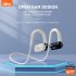 Wireless Air Conduction Headphones Neck Band Earphones Clear Sound Calling Headphones Stereo Earbuds Low Latency White
