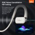 Wireless Air Conduction Headphones Neck Band Earphones Clear Sound Calling Headphones Stereo Earbuds Low Latency White