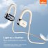 Wireless Air Conduction Headphones Neck Band Earphones Clear Sound Calling Headphones Stereo Earbuds Low Latency White