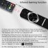 Wireless Air Remote 2 4G Smart TV Remote Control IR Learning Mouse Keyboard Compatible For Android PC Windows TV black