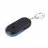 Wireless Anti Lost Alarm Key Finder Locator Key Chain Whistle Sound LED Light 53 29 11mm blue