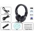 Wireless Audio Headphones   Light and comfortable wireless stereo headphones for high quality wireless audio from your computer  FM radio or 3 5mm   