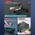 Wireless Audio Transmitter LED Digital Display Aux Rca Spdif Connection Adapter Fm Transmitter Black