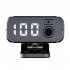 Wireless Aux Car Adapter 250mA h LED Digital Power Display Portable Mini Audio Receiver For Car Home Stereo Speaker black