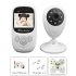 Wireless Baby Monitor with 2 4 inch screen  3MP camera and two way audio brings you peace of mind and lets you monitor your child from anywere in the home
