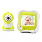 Wireless Baby monitor with a 380TVL 3 5 inch LCD screen  2 way audio  temperature readings and music player