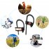 Wireless Bluetooth 4 1 Sweetproof Bluetooth Headphones for Sports 7 Hrs Playtime with Mic Golden