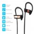 Wireless Bluetooth 4 1 Sweetproof Bluetooth Headphones for Sports 7 Hrs Playtime with Mic Golden