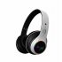 Wireless Bluetooth 5 0 Headphones Foldable Headset Earphones Noise Cancelling Sport Earphone silver white