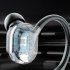 Wireless Bluetooth 5 2 Headphones In ear Stereo Business Headset Waterproof Sports Earphones White